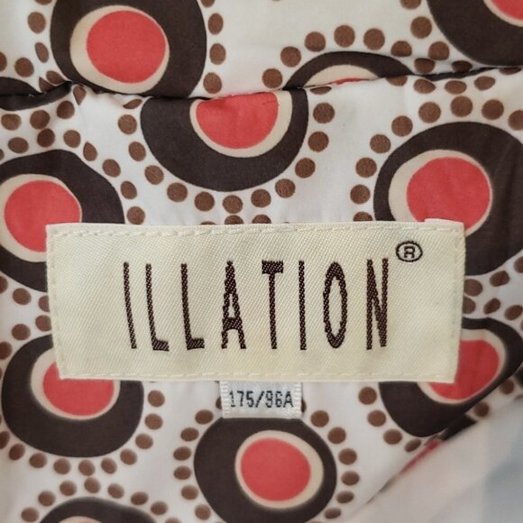 ILLATION Women's Puffer Jacket Retro Sm(Missing hood) Bubble Spring Fall Coat - Picture 9 of 12